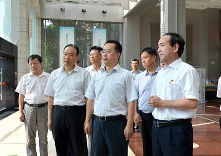 陕西省副省长陆治原：yl23411永利发展走在行业前列具备旗号与标杆意思